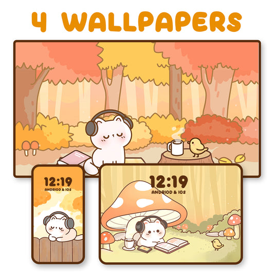 Cozy Autumn Wallpapers for Study & Relax 🍂